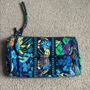 Vera Bradley Multicolor Floral Wristlet